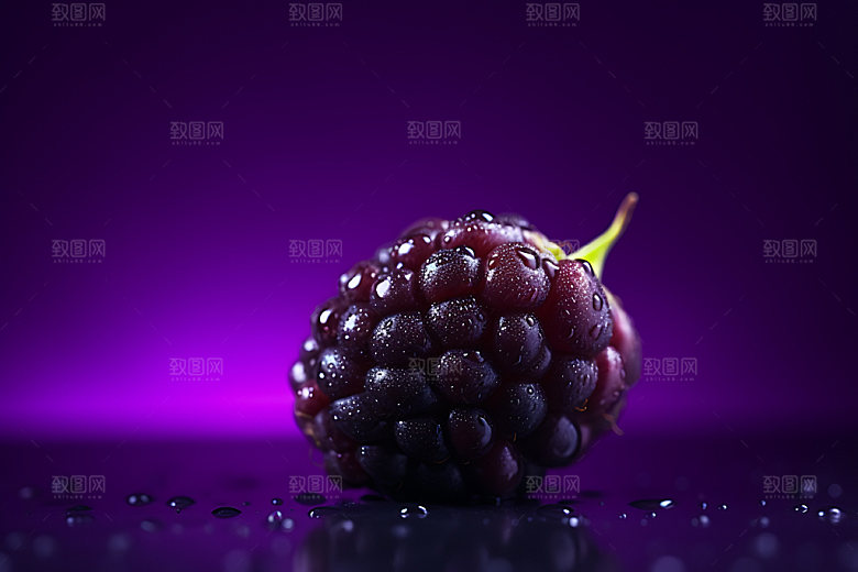 桑葚美味特写摄影图