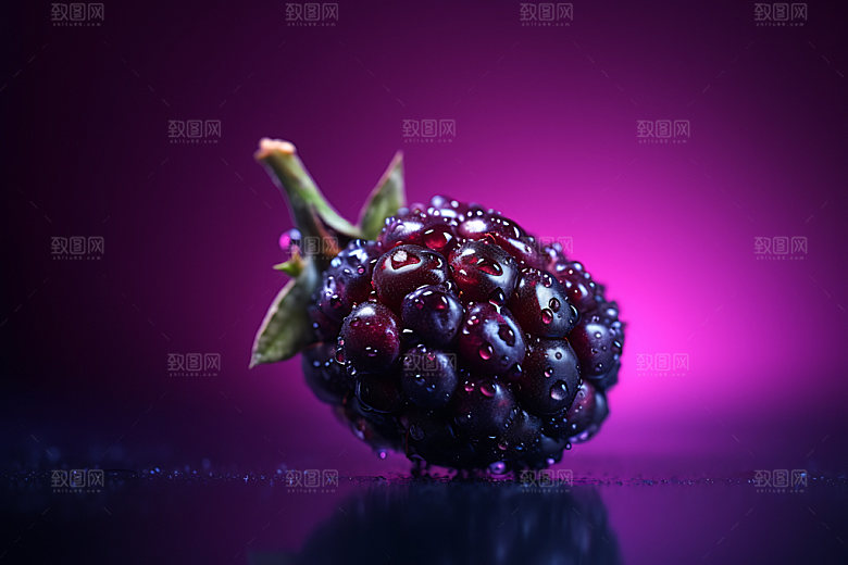 桑葚高清美食摄影图