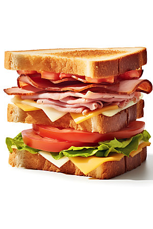 三明治西餐美味摄影图