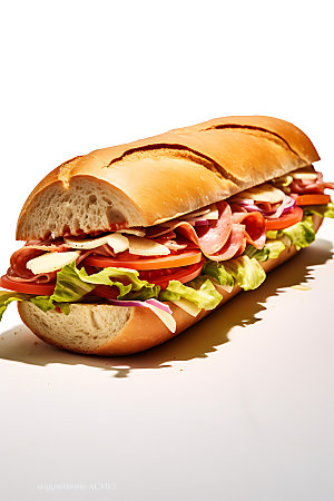三明治快餐西餐摄影图
