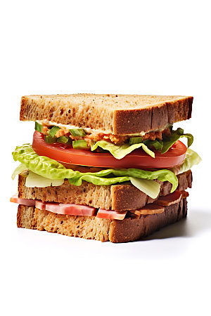 三明治美味美食摄影图