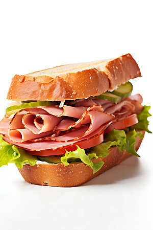 三明治西餐美食摄影图