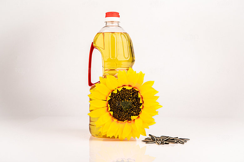 食用油葵花籽油色拉油摄影图