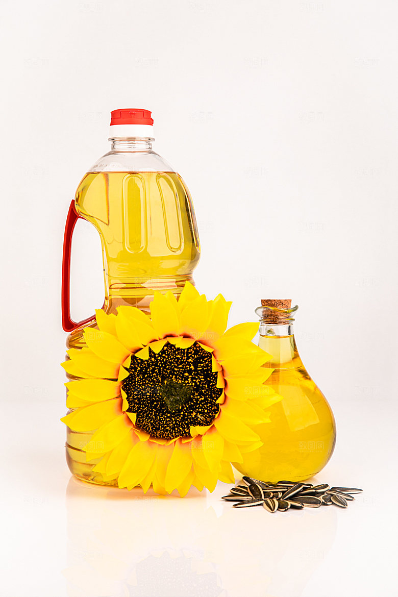 食用油花生油葵花籽油摄影图