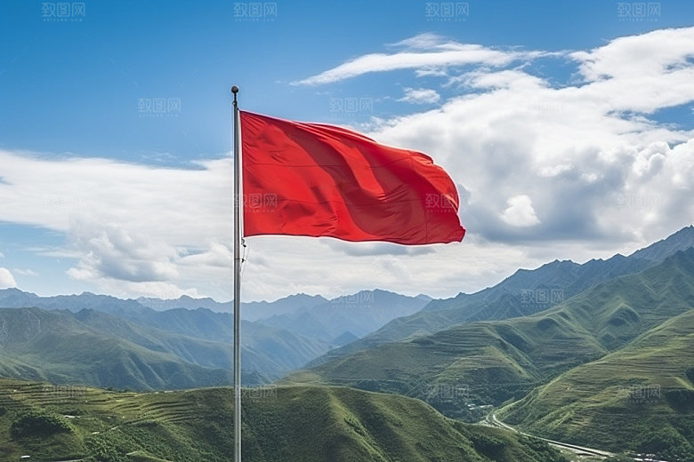 山顶红旗目标团建元素