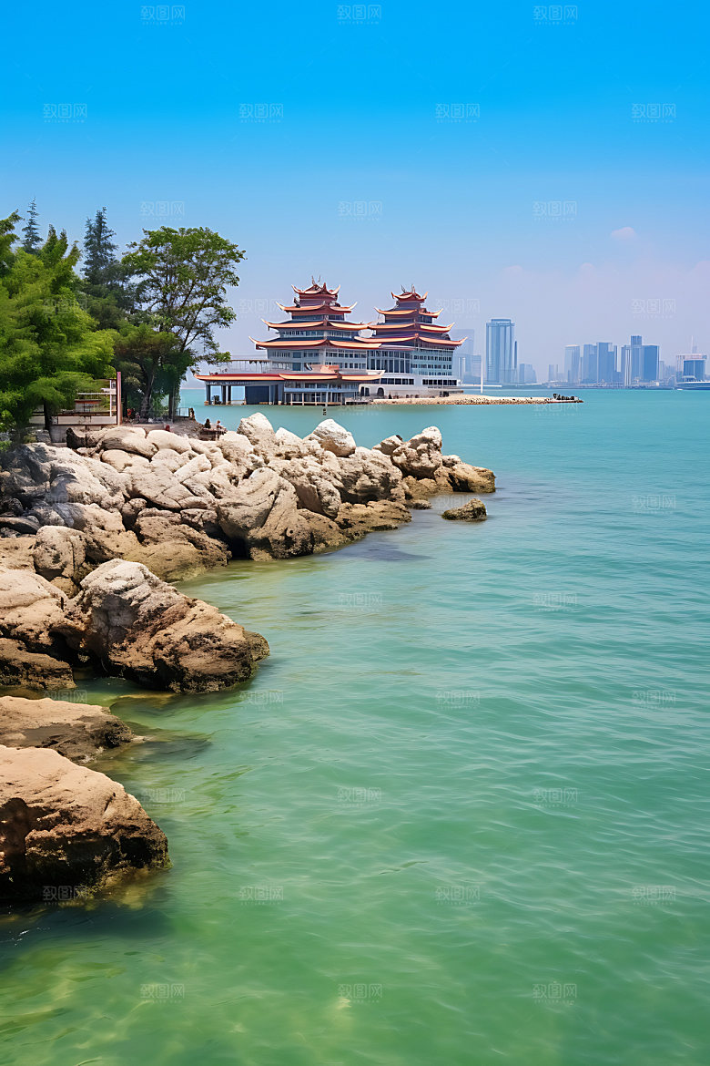 山东高清大海摄影图