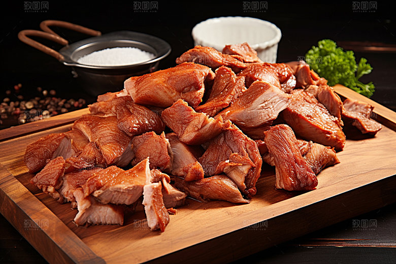 烧鸡腊味高清摄影图