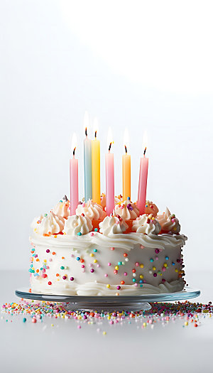 生日蛋糕甜品高清摄影图