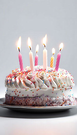 生日蛋糕美食高清摄影图
