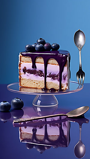 生日蛋糕水果蛋糕美食摄影图