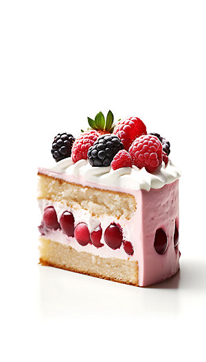生日蛋糕烘焙甜品摄影图