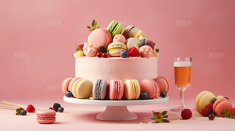 生日蛋糕甜品高清摄影图
