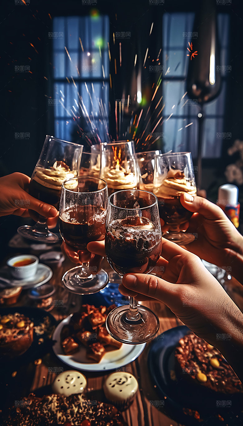 生日派对装饰庆祝摄影图