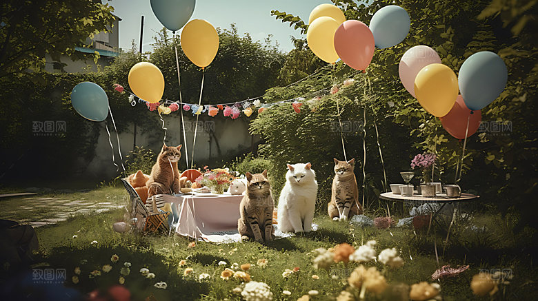 生日派对聚会庆祝摄影图