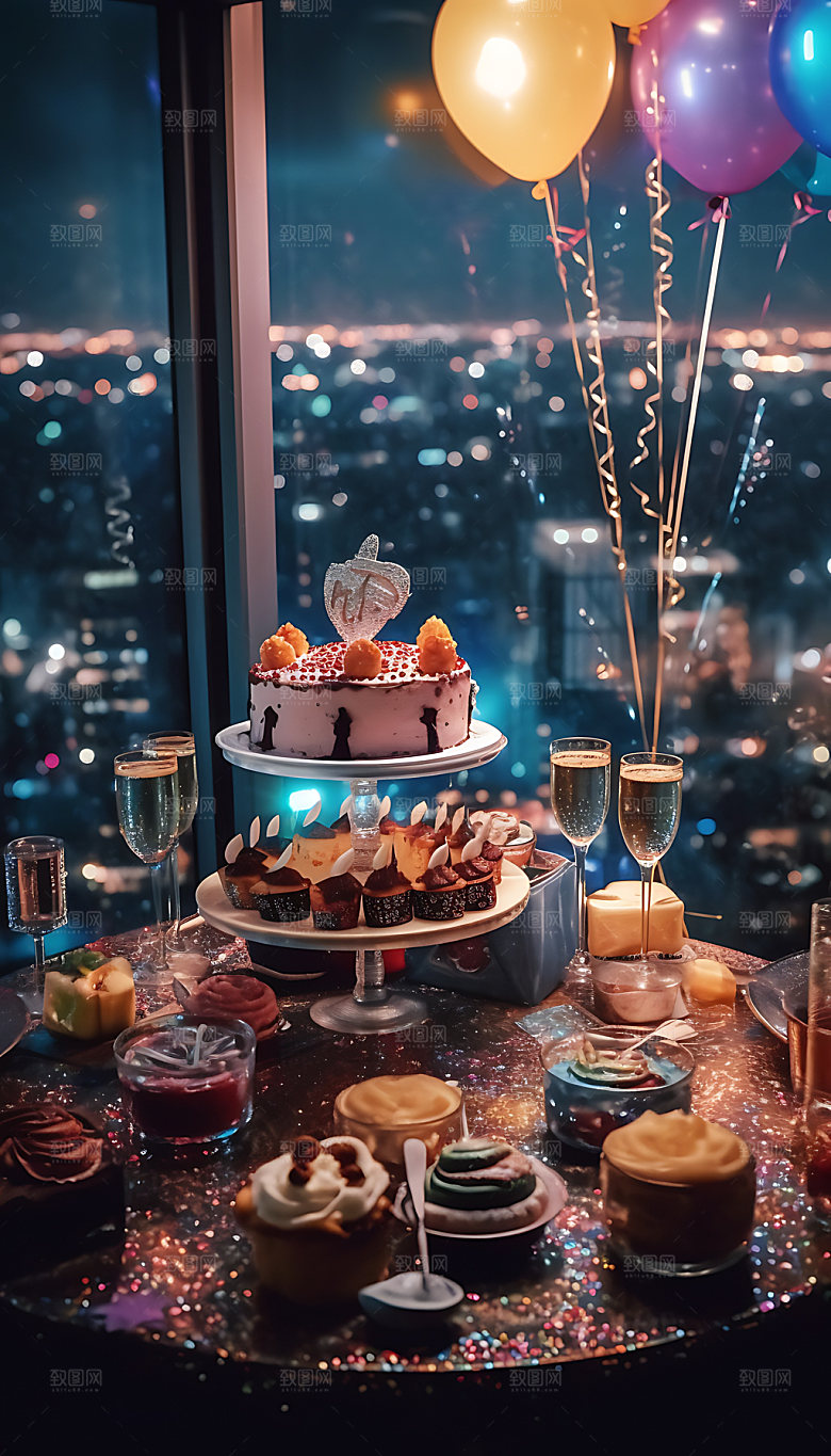 生日派对庆祝聚会摄影图