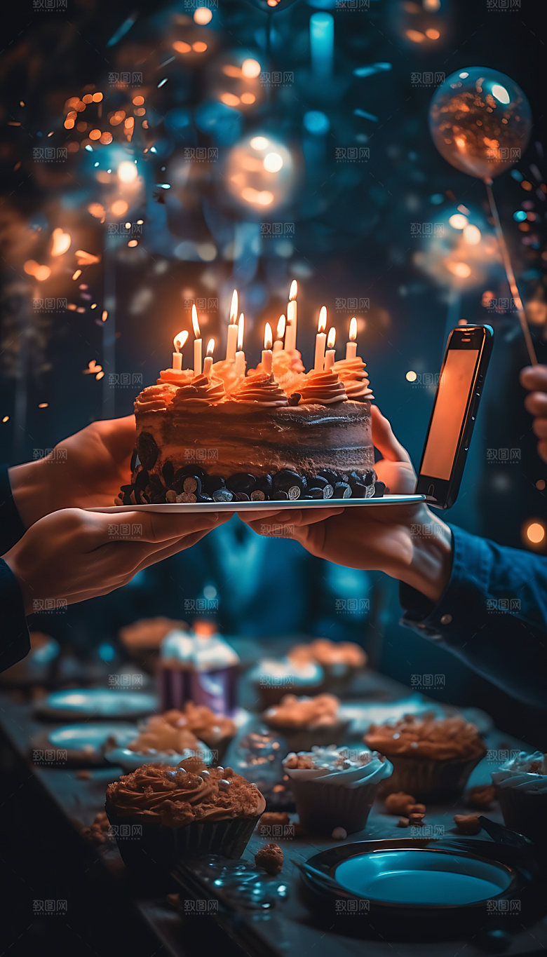 生日派对高清幸福摄影图