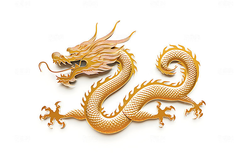 中国龙生肖龙霸气元素