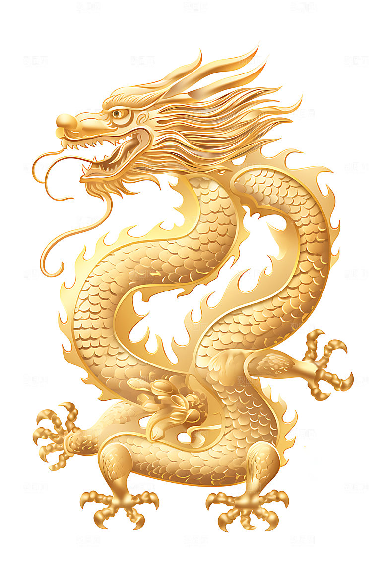 中国龙生肖龙形象元素