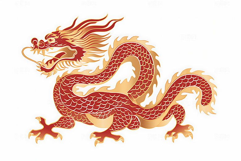 中国龙形象富贵元素