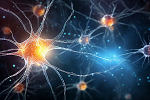 神经元神经网络脉络素材