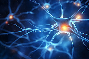 神经元光效神经网络素材