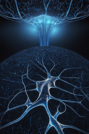神经元医疗概念素材