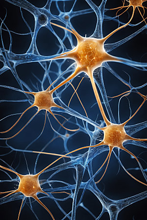 神经元生物脉络素材