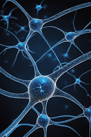 神经元脉络生物素材