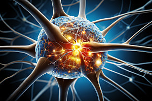 神经元脉络科技素材
