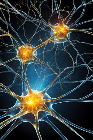 神经元细胞概念素材