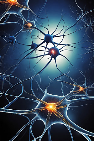 神经元脉络科技素材