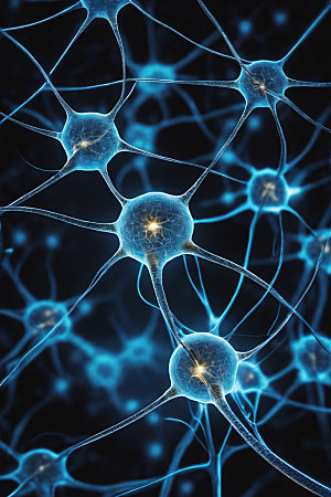 神经元细胞网络素材