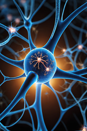 神经元脉络细胞素材