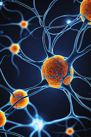 神经元脉络概念素材