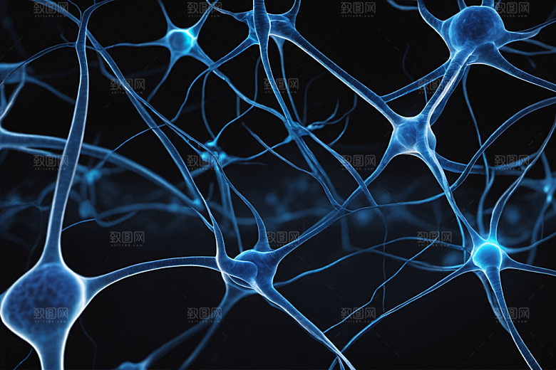 神经元生物网络素材