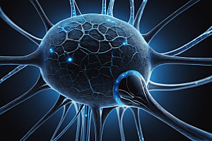 神经元细胞科技素材