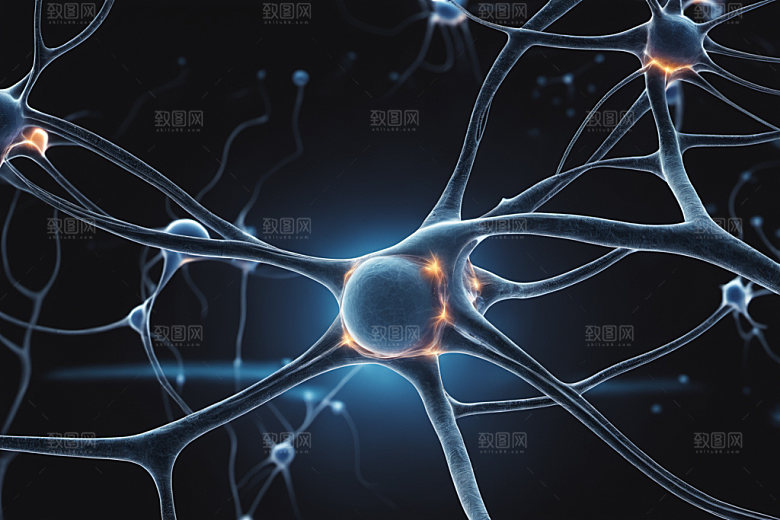 神经元医药医学素材