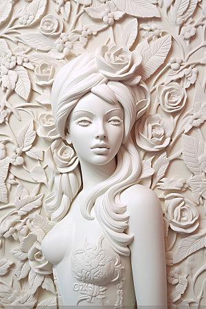石膏雕塑古希腊白色大理石人物模型