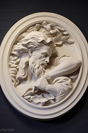 石膏雕塑立体古希腊人物模型