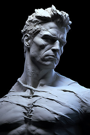 石膏雕塑古希腊立体人物模型