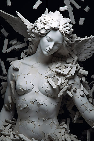 石膏雕塑唯美浪漫人物模型