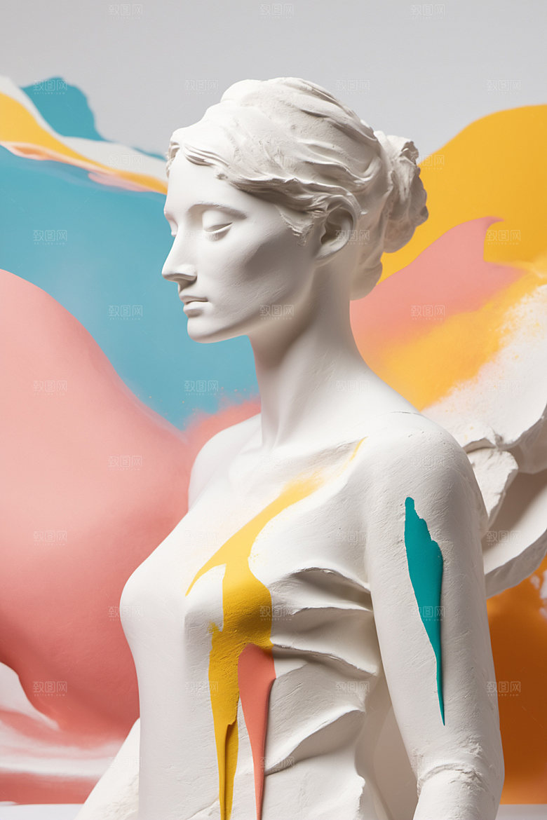 石膏雕塑3D雕刻素材