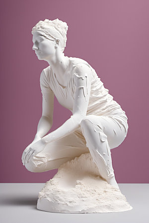 石膏雕塑人像古罗马素材