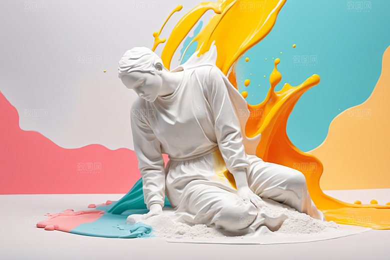 石膏雕塑3D艺术素材