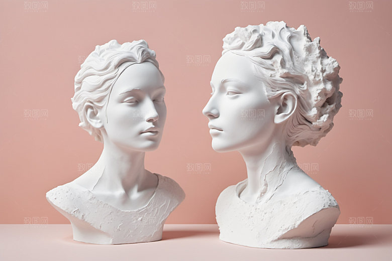 石膏雕塑3D古罗马素材