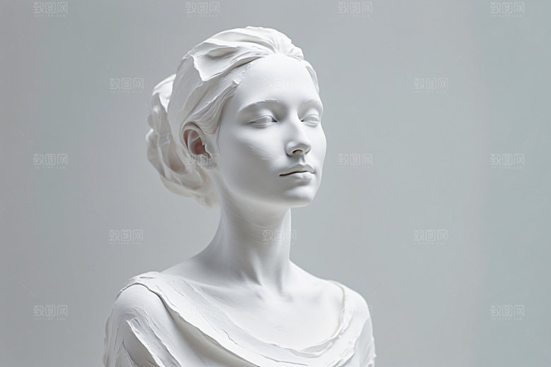 石膏雕塑3D洛可可素材