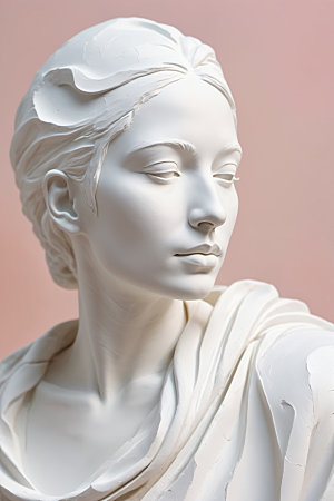 石膏雕塑白模3D素材