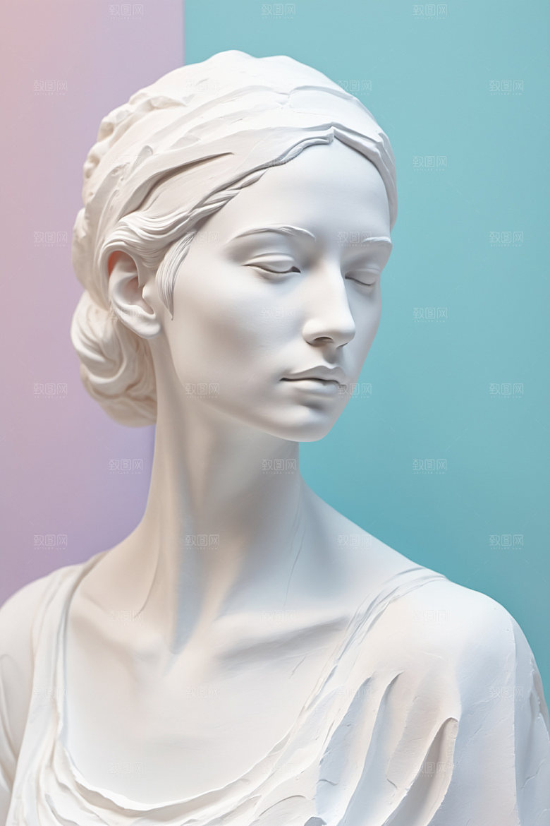 石膏雕塑3D古罗马素材