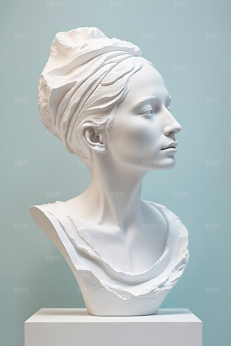 石膏雕塑3D雕刻素材