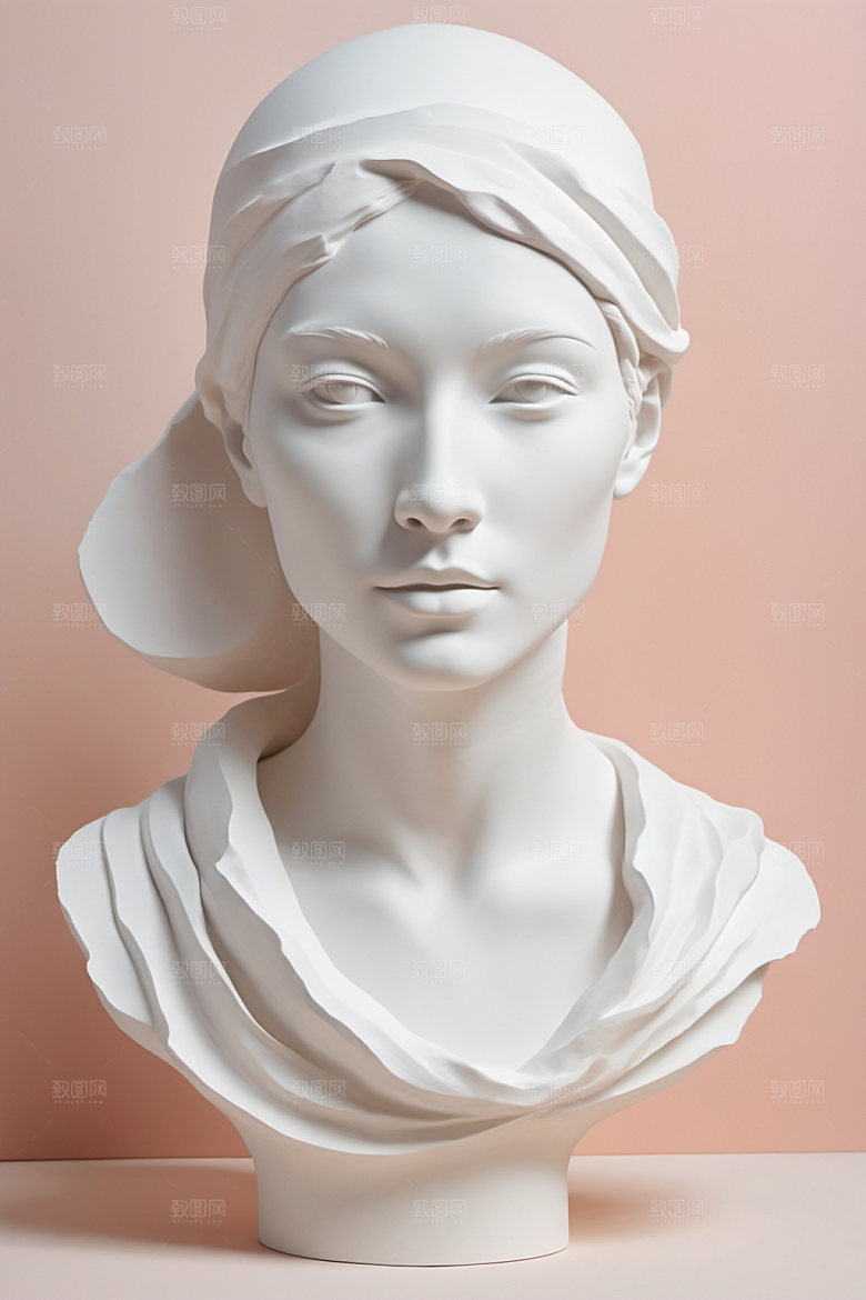 石膏雕塑雕刻3D素材